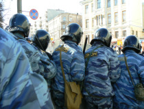 ОМОН на "Марше несогласных" в Нижнем Новгороде. 24 марта 2007 года