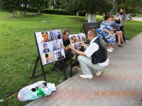 Акция в поддержку политзэков в Иванове. Фото Левого фронта для Каспарова.Ru