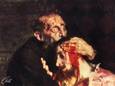 Картина "Иван Грозный убивает своего сына" (timgud.livejournal.com)