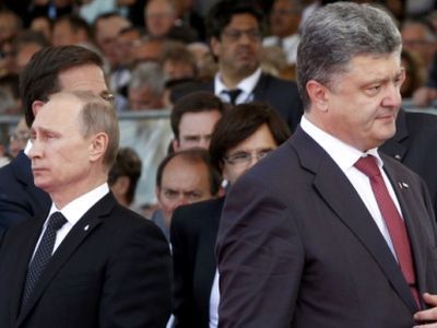 Путин и Порошенко. Фото: Unian.net