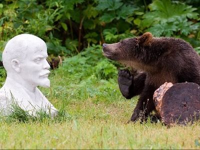 Ленин и медведь