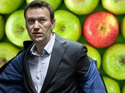 Яблоко и Навальный. Коллаж: nashaplaneta.su