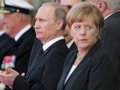 Ангела Меркель и Владимир Путин. Фото: novostimira.net