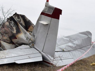 Крушение легкомоторного самолета. Фото: ntv.ru