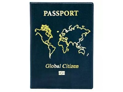 Обложка на паспорт "Гражданин мира". Источник - podarki-life.ru