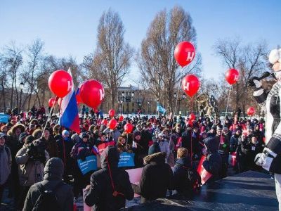 Забастовка избирателей. Фото: Владимир Лапкин, Каспаров.Ru