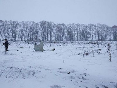 Авиакатастрофа самолета Ан-148 в Подмосковье. Фото: ГКУ МО "Мособлпожспас"