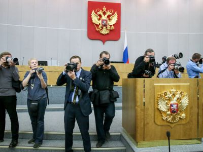 Журналисты в Госдуме. Фото: interfax.ru