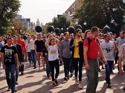 Шествие оппозиции в Пензе. Фото: Александр Воронин, Каспаров.Ru