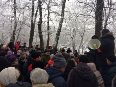 Митинг против застройки лесопарка. Фото: Владимир Лапкин, Каспаров.Ru