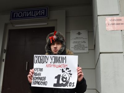 Валентин Панферов, активист. Фото: Виктория Одиссонова / novayagazeta.ru