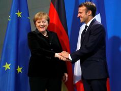 Президент Франции Эммануэль Макрон и канцлер Германии Ангела Меркель. Фото: REUTERS / Fabrizio Bensch