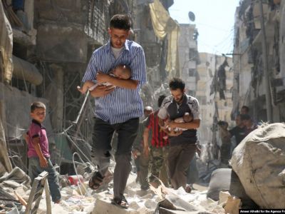 Бомбежки Алеппо. Фото: Радио Свобода