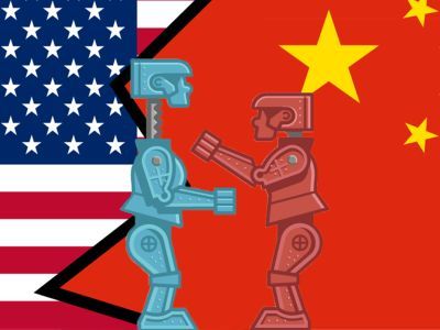 Китай - США: технологическая битва. Фото: Фейсбук